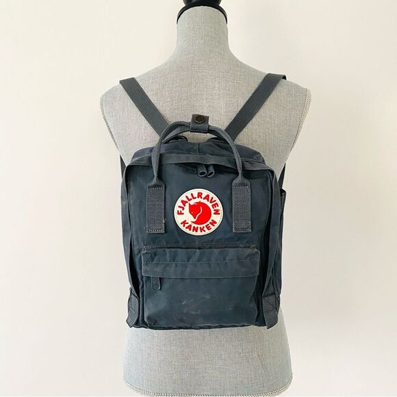 Fjallraven Handbags - Fjallraven Kanken Mini Backpack 3L Dark Gray Chacole Outdoor Casual